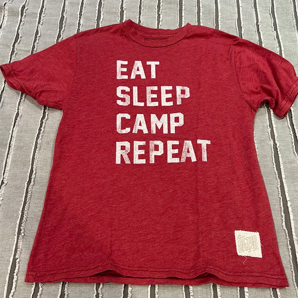 Boys size small RETRO BRAND red t-shirt